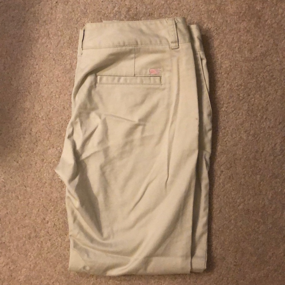 Vineyard vines khaki women’s straight legged pants